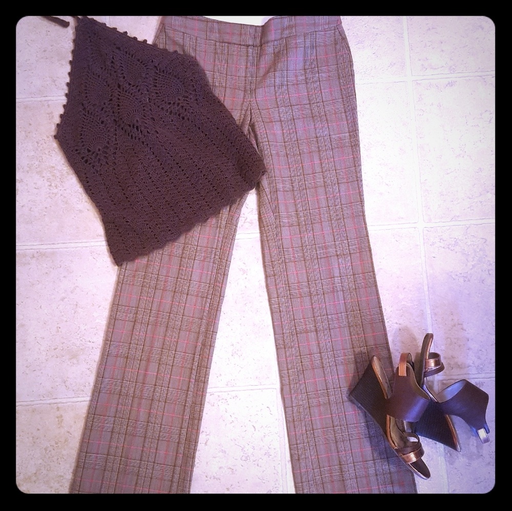 **EXPRESS STRETCH ** Ladies Plaid Pants